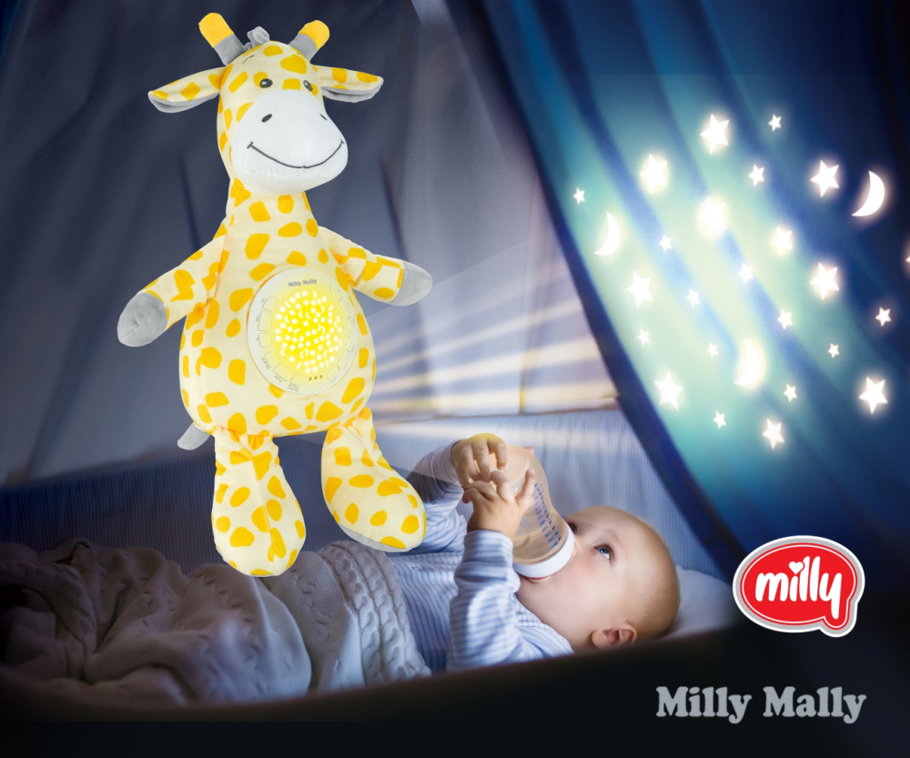 Jucarie Milly Giraffe O poveste de noapte cu muzica si lumini - 6
