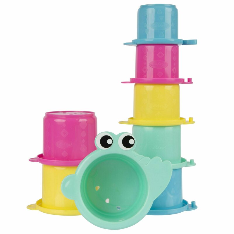 Jucarie de baie Playgro Croc Cups 8 piese