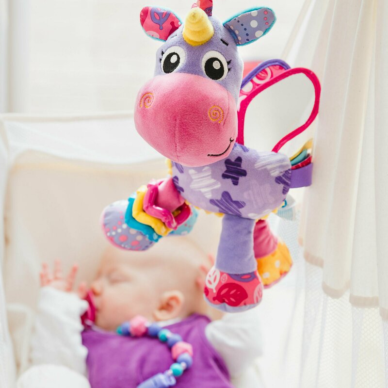 Jucarie pentru carucior Playgro Activity Friend Stella Unicorn 39 cm - 2