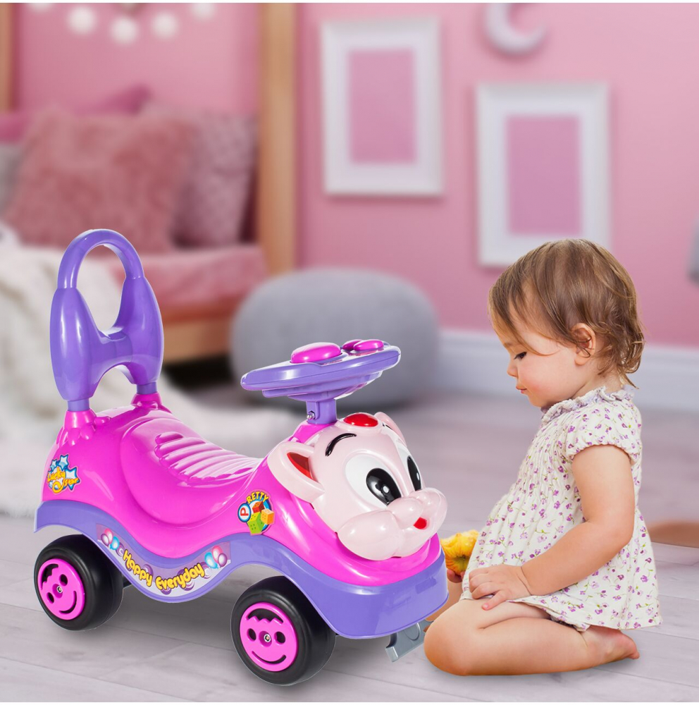 Masinuta fara pedale Ride-on Pink - 4 | YEO