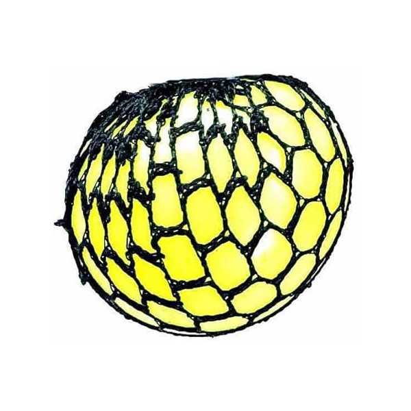 Minge antistres LG Imports cu plasa 4.5 cm galben