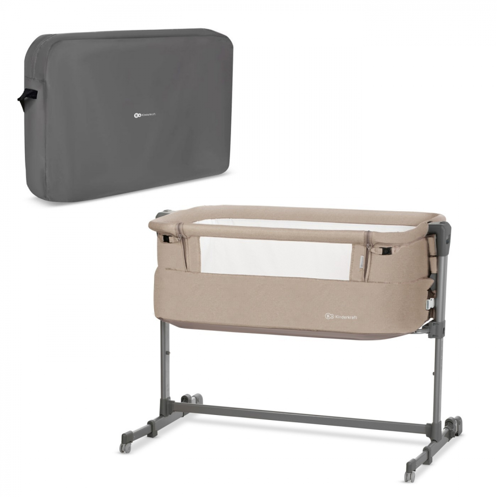 Patut co-sleeper Kinderkraft Neste-Up beige melange - 2 | YEO