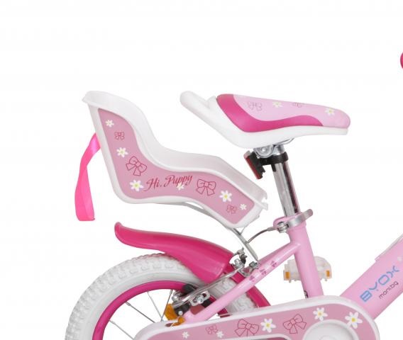 Portbagaj bicicleta 18-20 inch pentru papusi Byox Puppy Pink