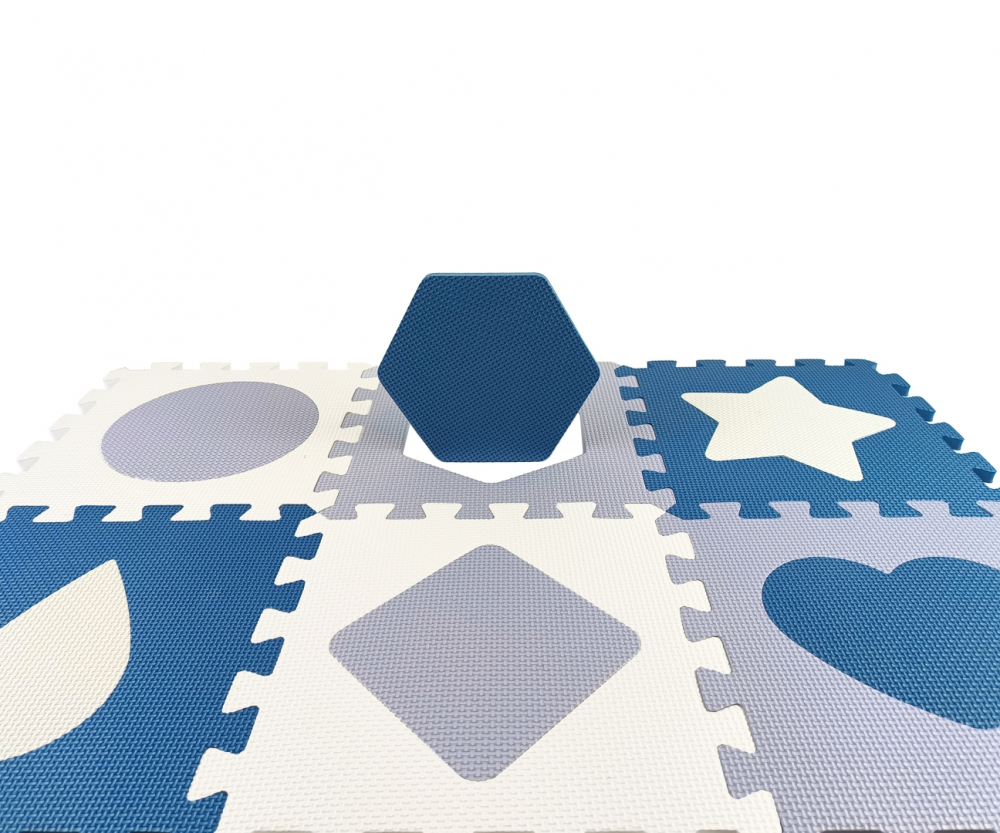 Puzzle din spuma Jolly 3, 25 piese 118,5 x 118,5 cm blue - 5