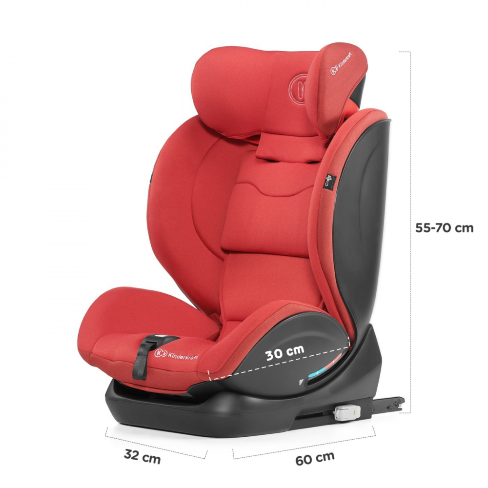 Scaun auto isofix Kinderkraft MyWay 0-36 kg red - 3 | YEO