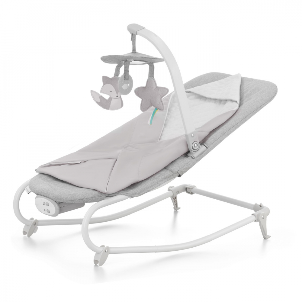 Sezlong 3 in 1 Kinderkraft Felio 2 stone grey - 4