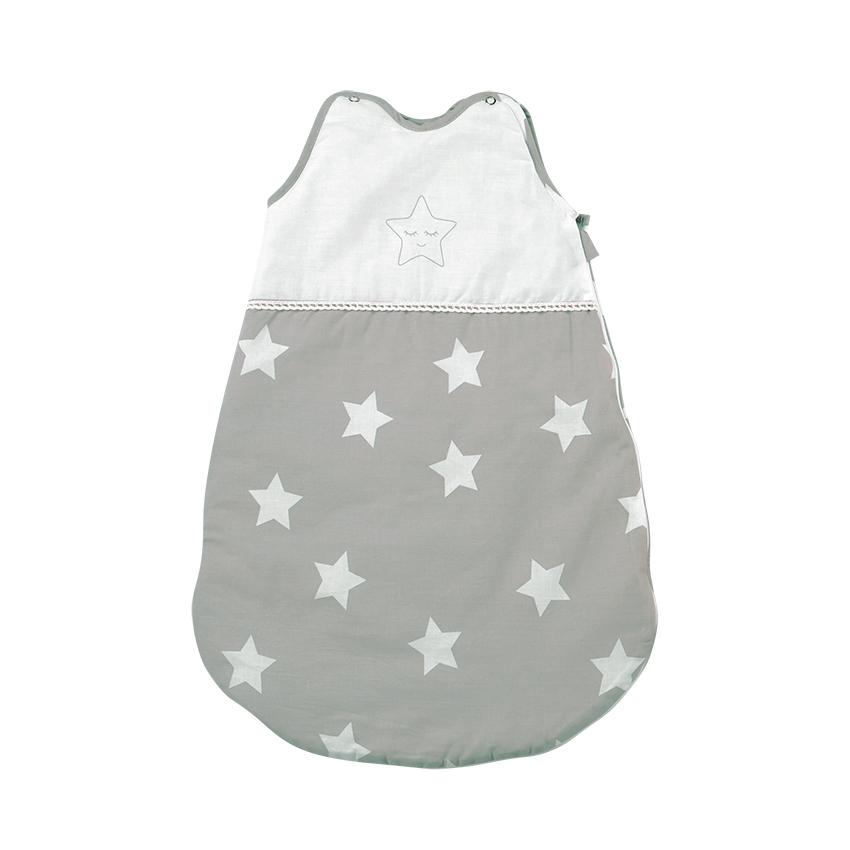 sac de dormit bebe 0 6 luni Sac de dormit de vara 0-6 luni Stars Grey
