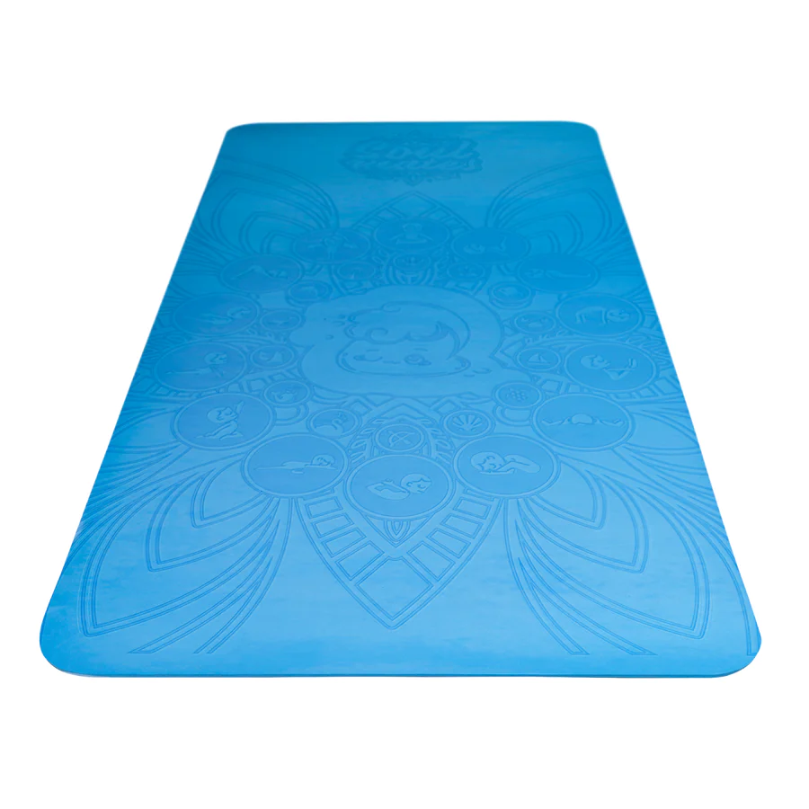 Saltea Yoga pentru copii ecologica Wave albastra - 3 | YEO