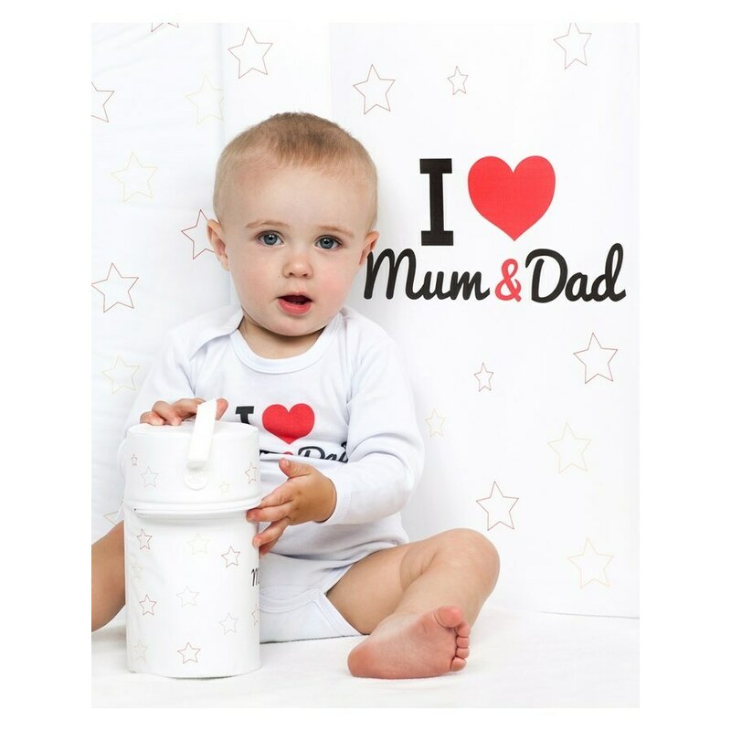 Saltea de infasat New Baby 50x70 0 luni+ I love mum and dad - 1 | YEO