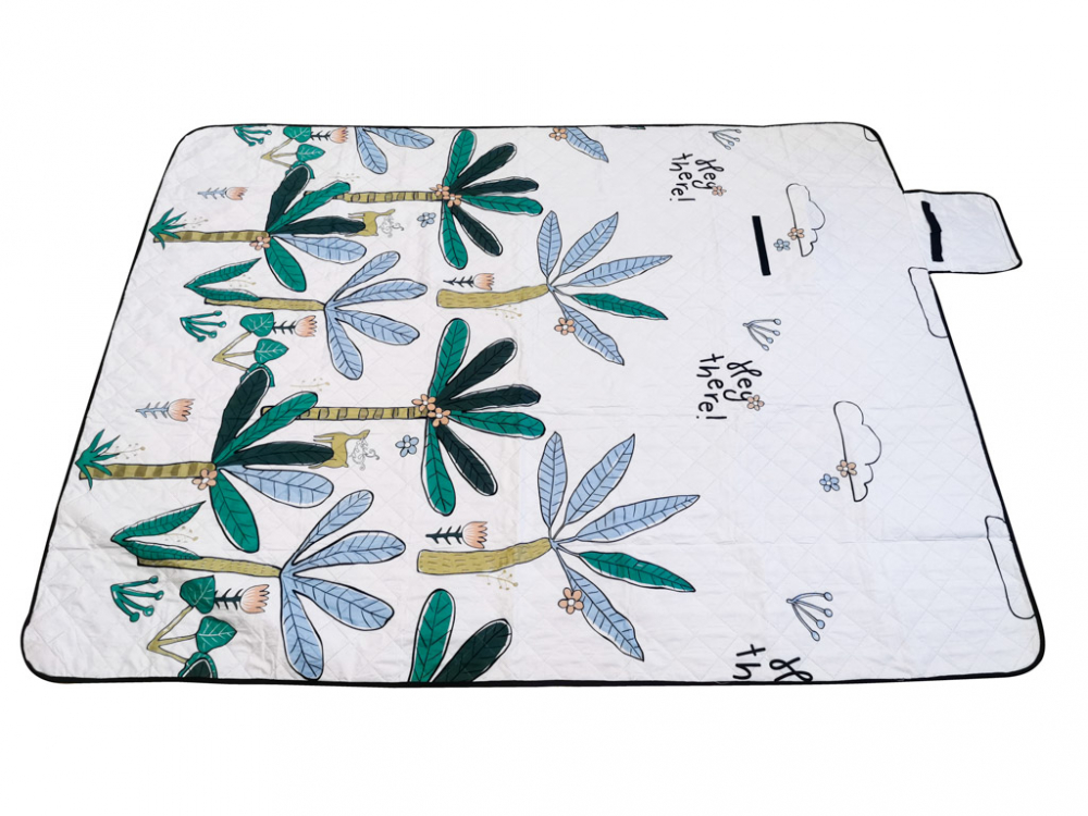 Poze Saltea impermeabila de plaja sau picnic Palms 200 x 200 cm nichiduta.ro 