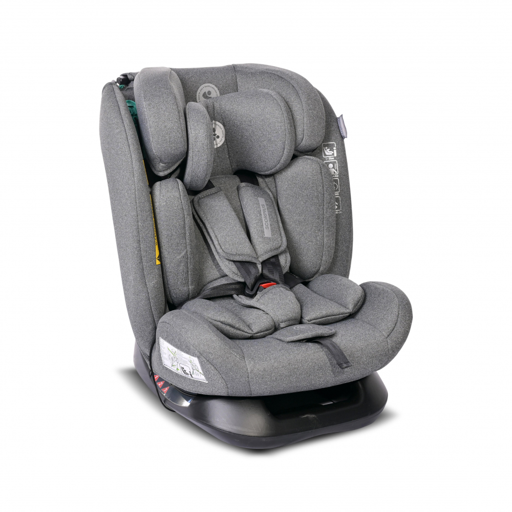 Scaun auto pentru copii Scorpius Grey i-Size 0 luni-12 ani 40-150 cm - 1
