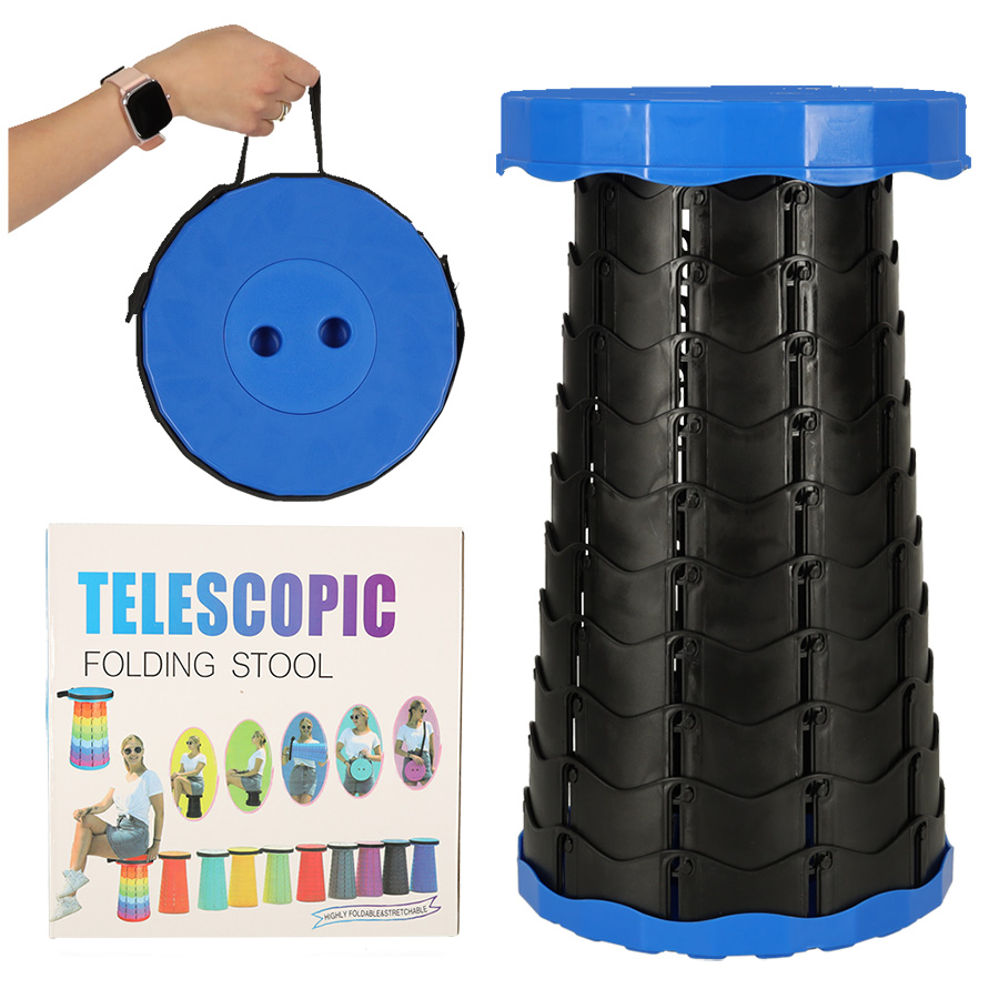 Scaun telescopic pliabil 24 cm Blue