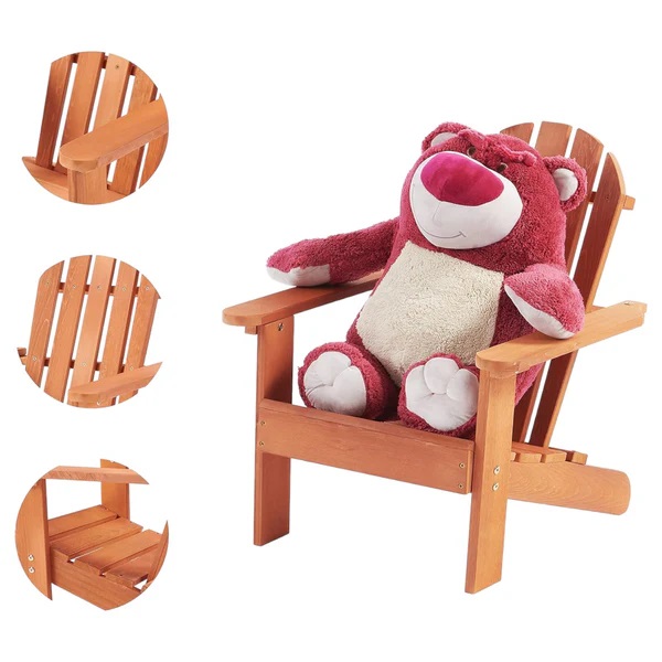 Scaun tip sezlong de gradina din lemn Ginger Home Adirondack - 1 | YEO