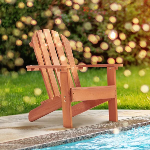 Scaun tip sezlong de gradina din lemn Ginger Home Adirondack - 2 | YEO