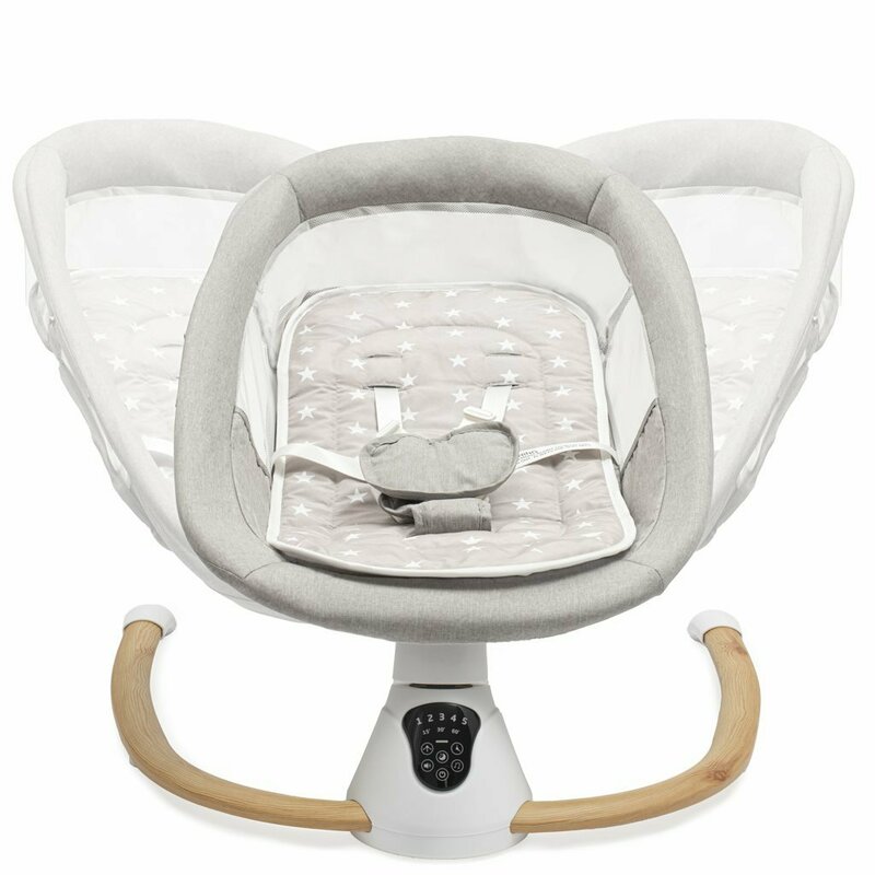 Sezlong balansoar New Baby Smart 0 luni + Grey - 3