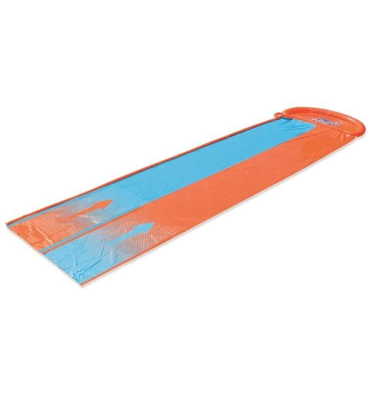 Tobogan de apa cu pista dubla de alunecare 448 cm BlueOrange - 1 | YEO