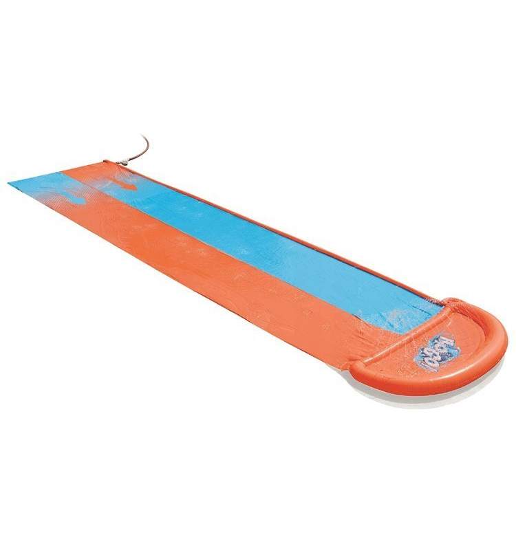 Tobogan de apa cu pista dubla de alunecare 448 cm BlueOrange - 2 | YEO