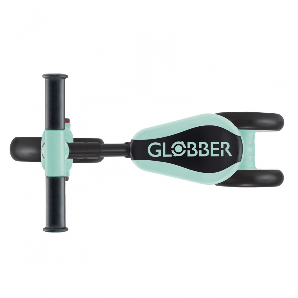 Poze Tricicleta Globber 2 in 1 verde pal cu scaun ajusatibl pe inaltime, roti din cauciuc EVA, pedale detasabile de la 12 luni nichiduta.ro 
