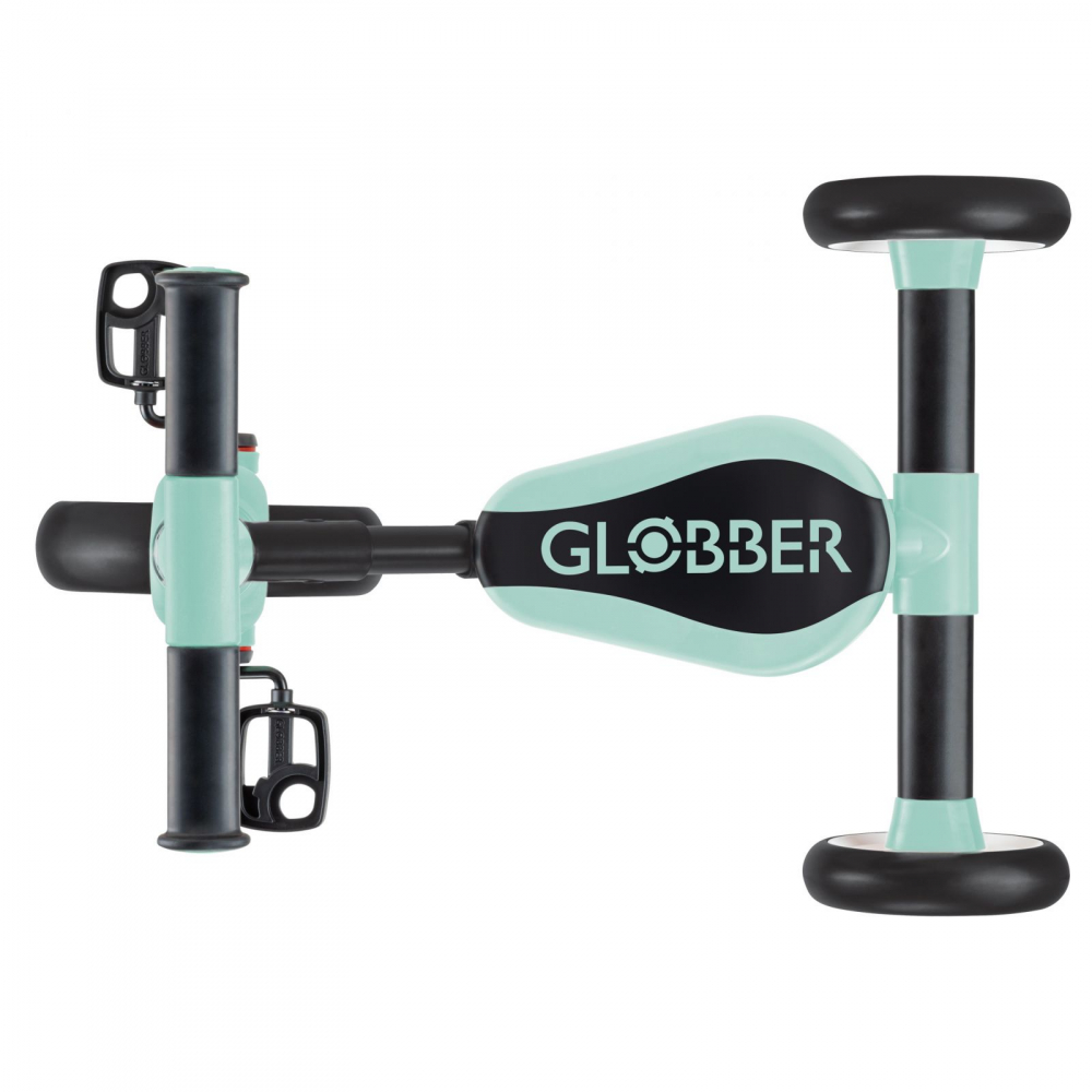 Poze Tricicleta Globber 2 in 1 verde pal cu scaun ajusatibl pe inaltime, roti din cauciuc EVA, pedale detasabile de la 12 luni nichiduta.ro 