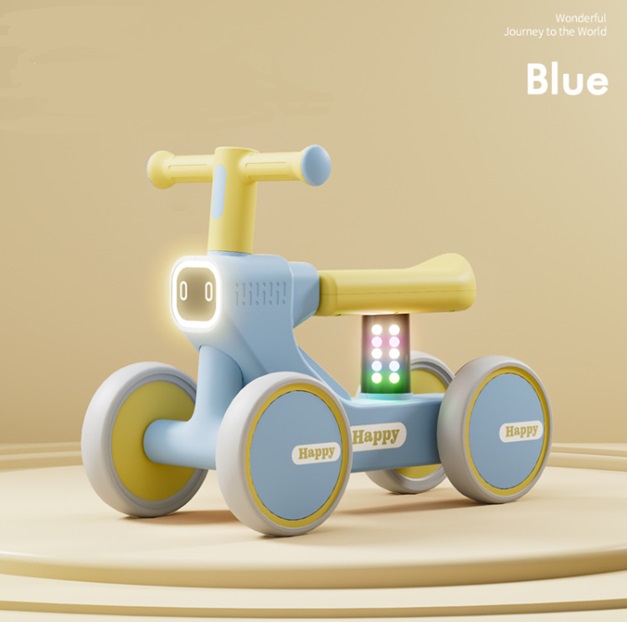 Vehicul fara pedale cu sunete si lumini Nichiduta Happy Blue