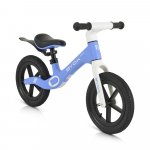 Bicicleta fara pedale Byox 12 inch cu stepper picioare lateral pliabil Next Step Blue