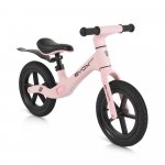 Bicicleta fara pedale Byox 12 inch cu stepper picioare lateral pliabil Next Step Pink