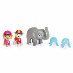 Set 3 figurine Marshall, Skye si elefantul Patrula catelusilor Jungle pups