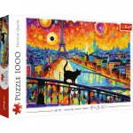 Puzzle Trefl pisica din Paris 1000 piese