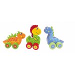Set jucarii cu roti Orange Tree Toys Primii mei dinozauri