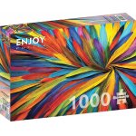 Puzzle Enjoy Colorful Feathers 1000 piese