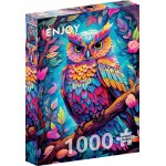 Puzzle Enjoy dazzling owl 1000 piese