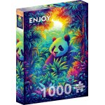 Puzzle Enjoy Panda Corner 1000 piese