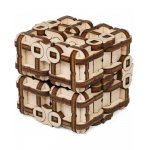 Puzzle 3D EWA din lemn 128 piese Joc Cubul metamorfic