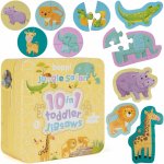 Puzzle progresiv Toddler 10 in 1 Boppi Jungla Safari