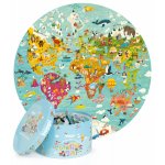 Puzzle rotund 150 piese Boppi Harta Lumii