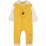 Salopeta pijama Winnie the Pooh cu maneca lunga si capse 18 luni / 86 cm