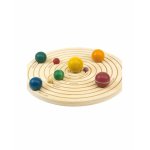 Set Sistem solar din lemn 30x30x1.5 cm multicolor