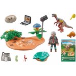 Set constructie Playmobil Cuib de Stegosaurus si hot de oua