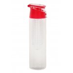 Sticla de apa cu infuzor pentru fructe 800 ml Red