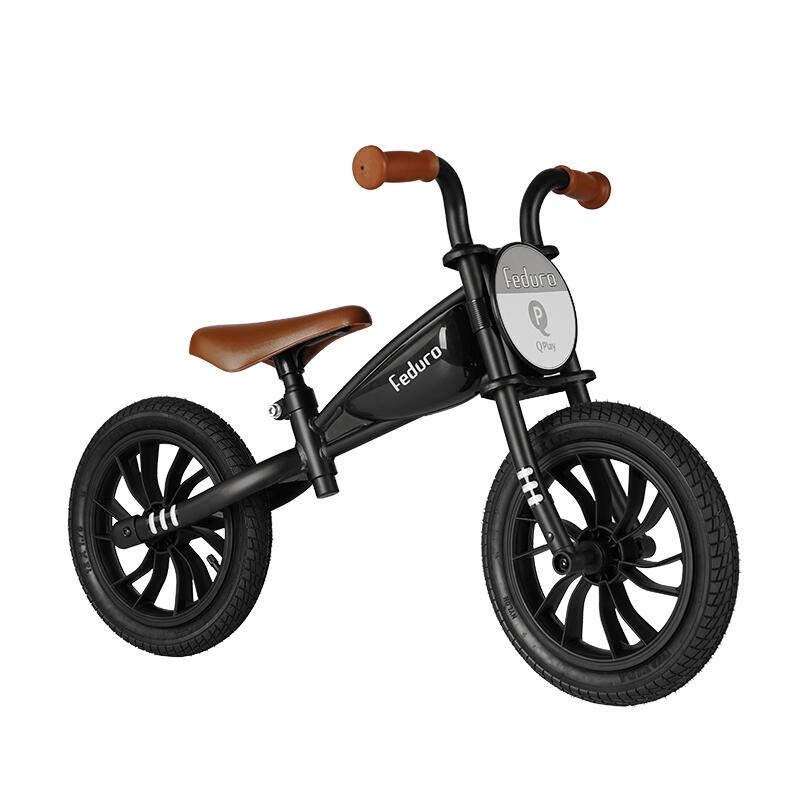 Bicicleta fara pedale QPlay Feduro Balance bike negru - 1