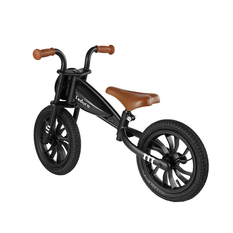 Bicicleta fara pedale QPlay Feduro Balance bike negru - 2 | YEO