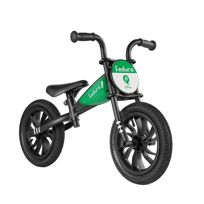 Bicicleta fara pedale QPlay Feduro Balance bike verde - 1