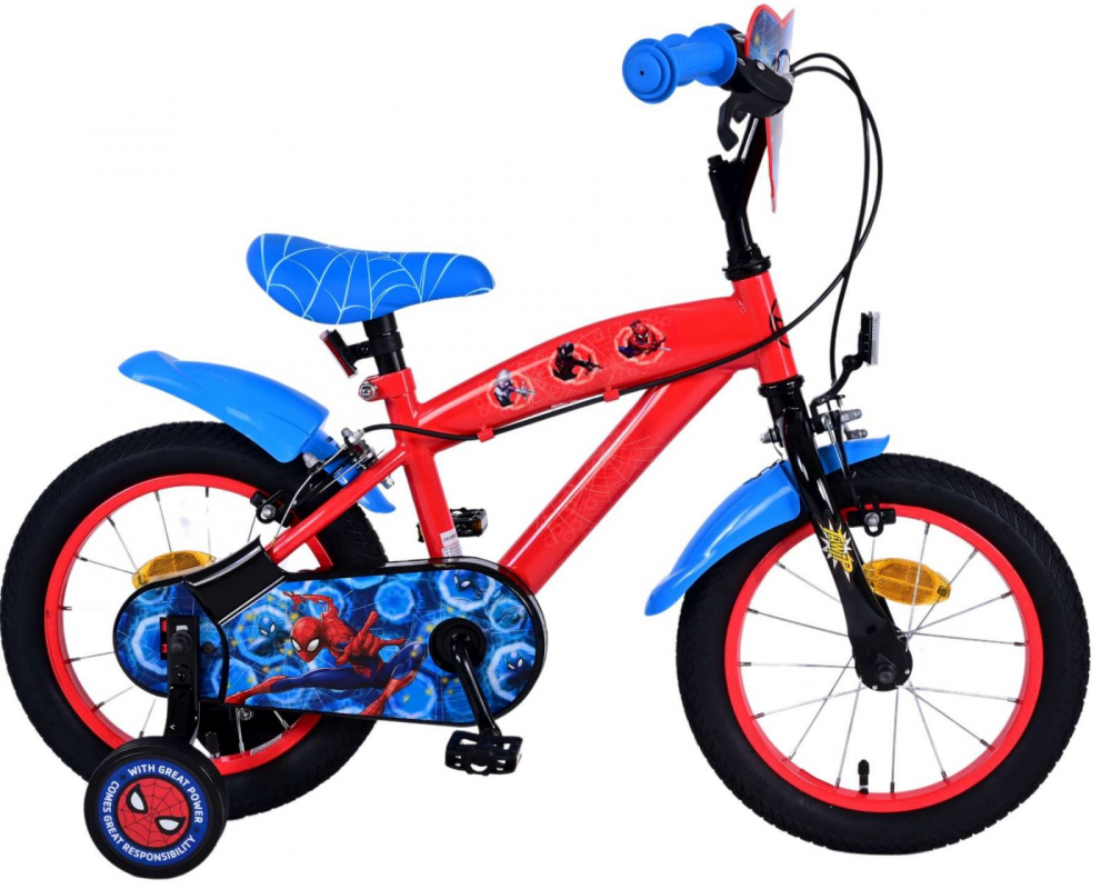 Bicicleta Volare Spiderman FW 14 inch