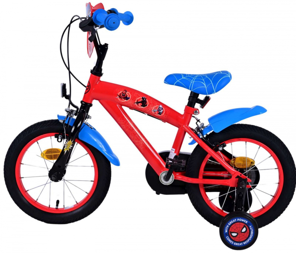 Bicicleta Volare Spiderman FW 14 inch - 4