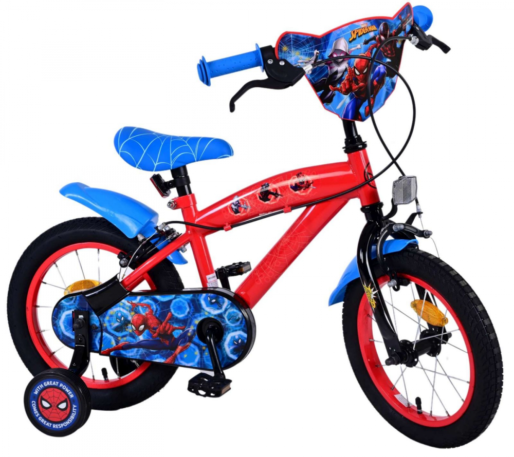 Bicicleta Volare Spiderman FW 14 inch - 6