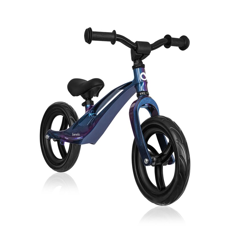 Bicicleta fara pedale Lionelo Bart 12 inch Blue Violet - 5