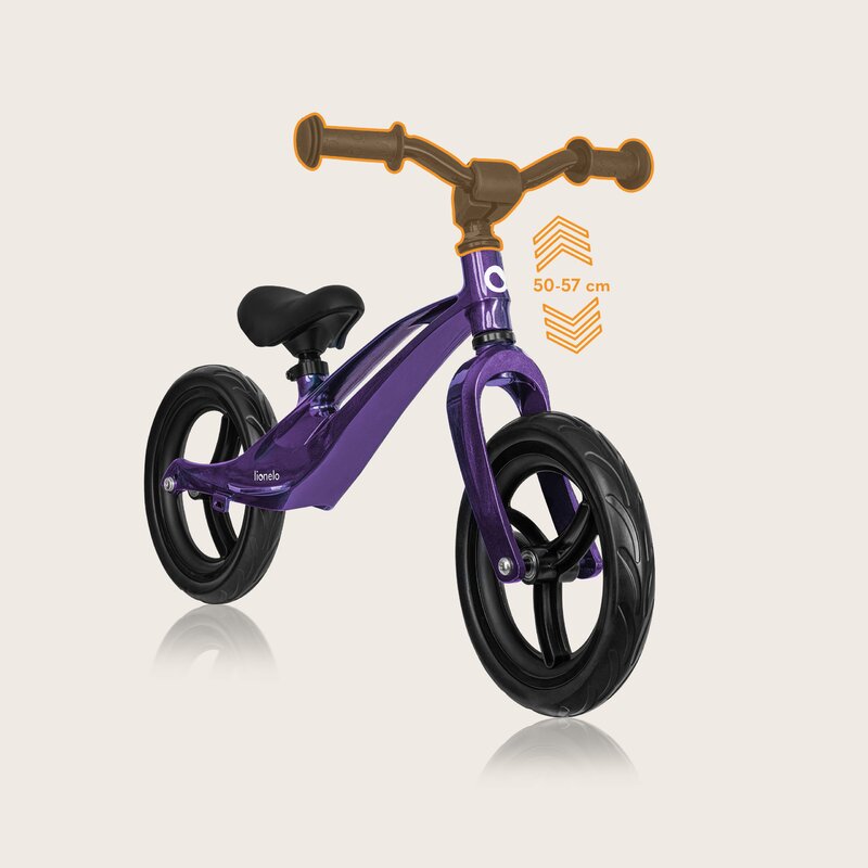 Bicicleta fara pedale Lionelo Bart 12 inch Purple Amethyst - 4
