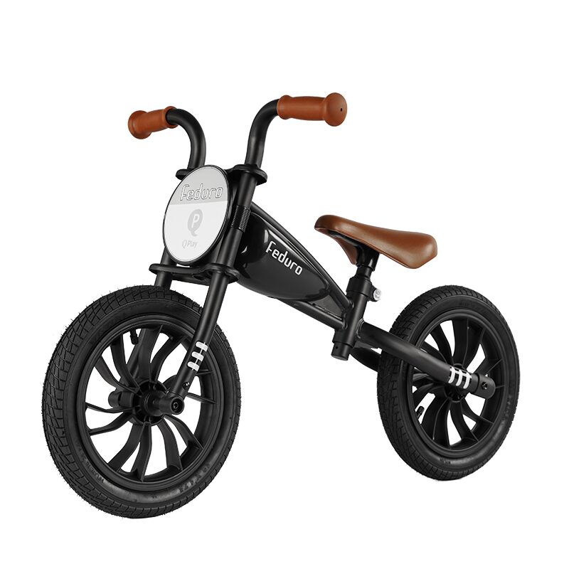 Bicicleta fara pedale QPlay Feduro Balance bike negru - 6