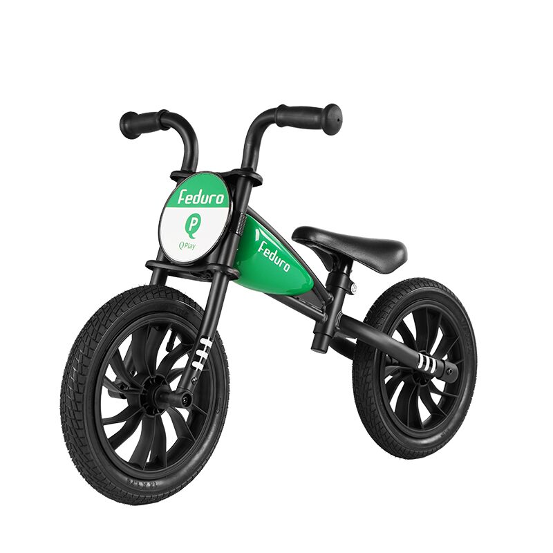Bicicleta fara pedale QPlay Feduro Balance bike verde - 6