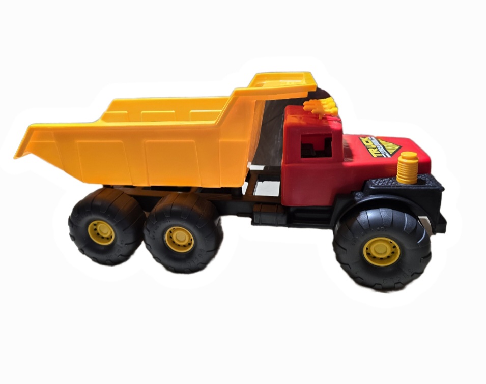 Camion basculant Mann Truck cu lopatica Red / Orange